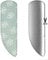 Set | Housse de table à repasser asymétrique avec support (couleur verte) (A-XXL, molleton vapeur)