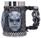 Nemesis Now B5604T1 Harry Potter - Chope à bière de Collection - Motif : Mangemorts - Cadeau pour Fan et Passionné - Qualité Supérieure - Noir et Argenté - 15.5 cm , Résine