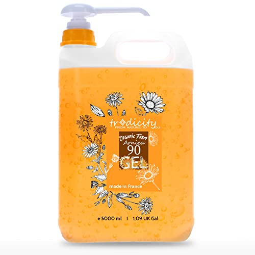 Gel di Arnica Montana al 90% 2000 ml Balsamo ad Alta Concentrazione Alleviare Tensioni Muscolari Gambe Stanche Rilassamento Recupero Muscolare Dopo l'Allenamento Sportivi