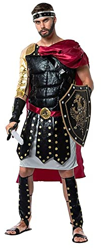 EraSpooky Disfraz De Cosplay De Guerrero Romano Adulto Traje de Gladiador Para Fiesta De Hombre Ropa Divertido De Halloween