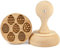 Folkroll Keksstempel Ostereier, Ø 60 mm, Cookiestempel, Backstempel, Keks, Stempel, Motiv, Buchenholz, 336908