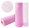 2 Rollen rosa Deko-Netz, 25,4 cm x 9 m, Netzband für Hochzeitsdekoration, Weihnachtsbaum, Poly-Deko-Netzrollen für DIY-Geschenkverpackungen, Schleifen, Kranz, Zubehör, Party-Dekorationen