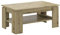 xonox.home Tisch Titan Couchtisch Wohnzimmertisch Tisch Wohnzimmer Sofatisch Beistelltisch in Artisan Eiche rustikal Nb.ca.100x45x60 cm mit Ablageboden