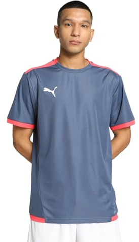 PUMA Herren Teamliga Trikot Fußballtrikot, Inky Blue-fire Orchidee, L