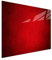 DarHaus Planche à découper en verre Ceranfeld 1 pièce 52 x 30 cm, plaque de découpe en verre, protection anti-éclaboussures, plaque en verre universelle, cuisine, Rouge