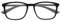 OPULIZE Max Lesebrille - Klassische große rechteckige Fassung - Brille in Mattschwarz mit grauen Bügeln - Herren Damen Unisex - R78-1 - +3,00