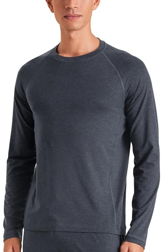 CALIDA Deepsleepwear Warming Langarmshirt Herren, besonders weich auf der Haut