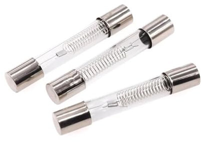 Fusible especial for horno microondas de 5KV, 100 Uds., 6x40mm, 0,65a, 0,7a, 0,75a, 0,8a, 0,85a, 0,9a, 1A, fusible de tubo de vidrio de 5000V, 700MA, fusible de alta presión (Size : 0.65A)
