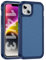 Tuvror for iPhone 14/13 Case, Shockproof Drop Proof, Military-Grade Protection, Dual Guard Case, Blue