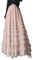 FRALHQFL Gonna Lunga Donna Gonna di Tulle da Donna A-Line Fata Elastica in Vita A Strati Lunghi Gonne A Strati Gonne A Maglie-Rosa-l