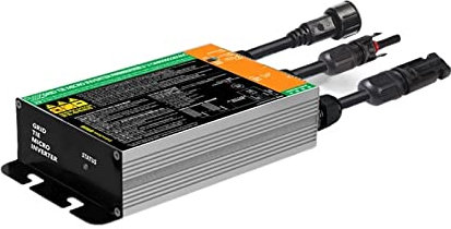 QRFMWRYO Micro-onduleur Solaire PV 500W 600W 700W, série GMI, entrée DC 18V à 50V, Sortie AC 80V à 280V, 50Hz, 60Hz(Color:Gmi600,Size:18V-50V-80V-160V)