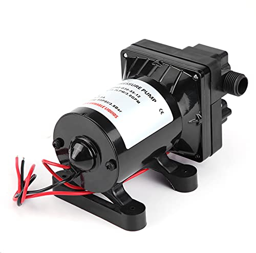 Pompa Acqua per Camper, Pompa Acqua per 12V, 3 Galloni Al Minuto Pompa A Pressione Acqua per Autoadescante 7,5 A, 55 PSI con Pressostato, per Yacht Campeggio RV