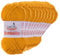 10 x 50g Häkelgarn Bambuska Sommergarn Strickgarn Baumwolle Viskose unifarben, Farbwahl, Farbe:52 senfgelb