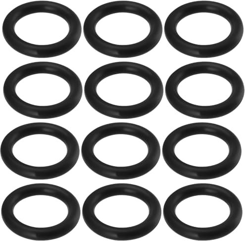 ECSiNG 50 Stück O-Ring-Dichtungen EPDM-Gummi-O-Ringe Kompatibel mit Gardena Bewässerungssystemen für Wasseranschlüsse Garten 16 X 11 X 2,5 Mm Schwarz