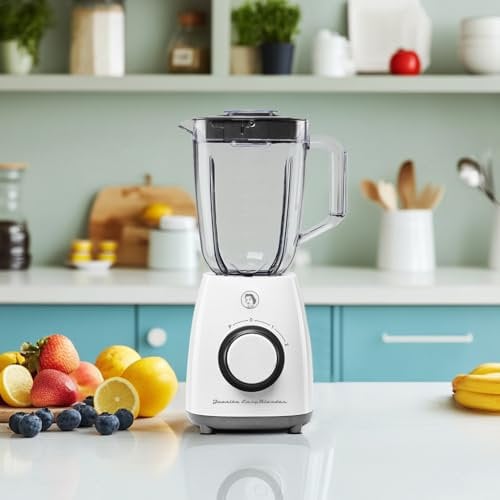 Batidora de Vaso Juanita Easy Blender 1.5L – Potente Motor 1000W, Cuchillas de Acero Inoxidable, Función Turbo, 2 Velocidades, Jarra BPA Free, Compacta y Fácil de Limpiar