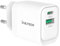 VulTech CC33-1C1A Caricatore Universale Smartphone Tablet 33W GaN USB + Type-C/USB-C PD3.0 QC3.0 PPS bianco - dimensioni compatte