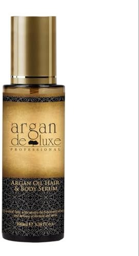 Arganöl Haaröl 100ml – Haarserum für trockenes & geschädigtes Haar – Anti Frizz Haarpflege mit Arganöl – Glanz, Spliss Reparatur, Feuchtigkeit – Veganes Haaröl für alle Haartypen