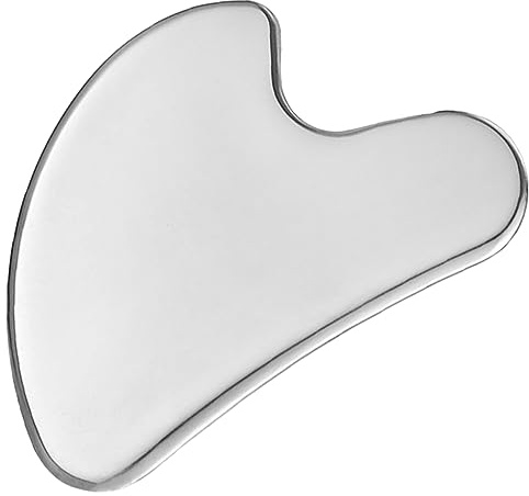 HOLIDYOYO Gesicht Guasha Tool aus Herzförmiges Massagegerät für Gesichtsbehandlung Tragbare und Langlebige Gesichtsmaske für Entspannende Massagen für Zuhause und Unterwegs