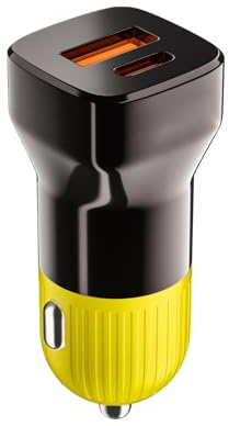 Car Phone Charger Adapter, 50W Multi-Port Fast Charging USB C Car Charger Socket with Power Distribution Design Auto Accessory for SUV RV Berlin