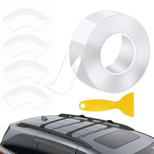 Sunroof Sealing Tape - Rainproof Car Weather Stripping for Vehicle Protection | Waterproof Adhesive with Strip, Flexible Sturdy Material, Roof Leak Prevention for SUV RV Daily Winter Maintenance
