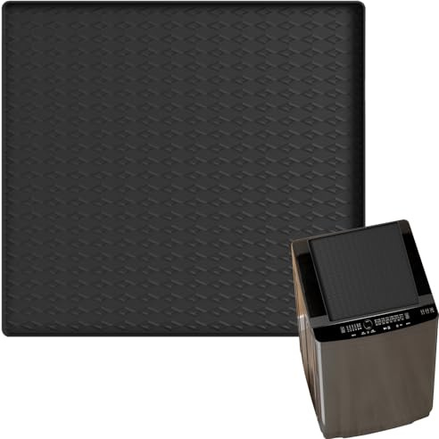 Waschmaschinenmatte, 60 x 60 cm, zusammenklappbar, für Trockner, Top-Silikon-Pad – Wear-Resistant Dryer Zubehör, intelligenter und effizienter wasserdichter Schutz für Küche oder Zuhause