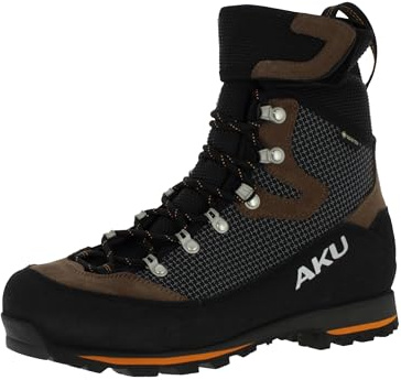 AKU Trek Ballistic GTX wasserdichte und stabile Herren Jagdschuhe mit griffiger Laufsohle und Goretex Membrane Brown/Black EU 44
