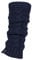 Elle Ladies 1 Pair Chunky Cable Knit Leg Warmers - Navy One Size