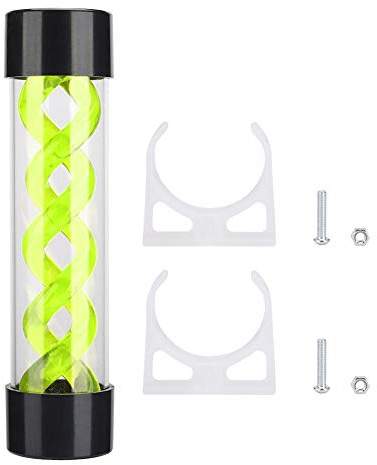 ASHATA Wasserkühltank, Wassertank 200MM mit G1 / 4-Gewinde für PC Desktop Computer Kühler Zubehör CPU Wasserkühlpumpe Kühler,Effektive Kühlung(Grün)