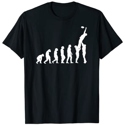 Rugby Evolution: vom Affen zum Rugbyspieler Line-Out Edition T-Shirt
