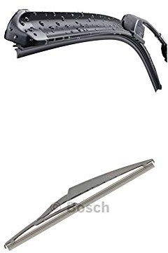 Bosch Aerotwin AR531S limpiaparabrisas, Longitud 530 mm/450 mm, 1 juego para el parabrisas (frontal) + Rear H301 limpiaparabrisas, Longitud 300 mm, para la ventana trasera