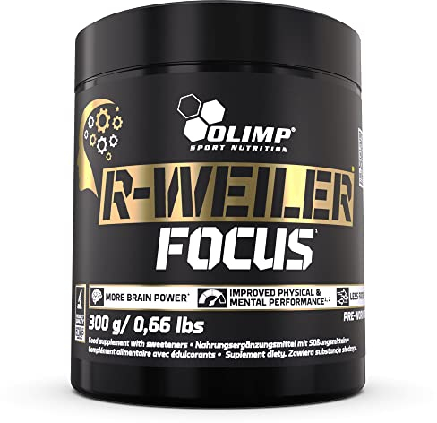OLIMP SPORT NUTRITION- R-Weiler Focus Nahrungsergänzungsmittel für mehr Leistung und Konzentration. Bringt dein pre Workout Booster auf ein ganz neues Level! | Geschmacksrichtung: Cranberry (300 g)