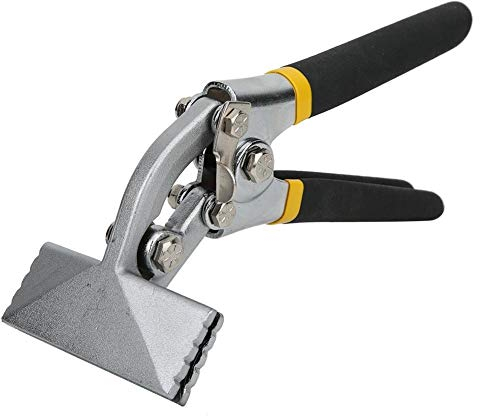 Niady Falzzange Biegezange,Blech Biegezange Manuelle Blechschelle Seamer rutschfester Griff Falzzange (Curved)