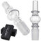 DILAW® Shisha Glas Schlauchadapter 18/8 Schliff Universal Hookah Wasserpfeife Zubehör, Menge:1er Pack, Farbe:Transparent