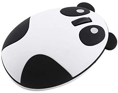 Goshyda Wireless Mouse, Ergonomic USB 2.4GHz Cute Panda Mice with 10m Operating Distance, for Desktop PC Computer Laptop Notebook, for Home Office