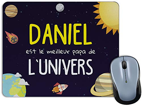 LolaPix Tapis de Souris personnalisé. Cadeaux personnalisés. La fête des pères. Différents modèles. Forme rectangulaire. Papa Univers