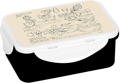 Gedalabels Brotdose Donald Duck Vintage 1100ml PP| Brotbox | Lunchbox | luftdicht | lebensmittelecht