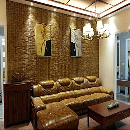 FZYE Dekoration Schattierung Trennwand Vintage Stroh Vorhang, Bambus Jalousien Natürliche Reed Vorhang Rollo, Römischer Fenstervorhang, Wasserdicht und Staubdicht, Für Outdoor Indoor (B