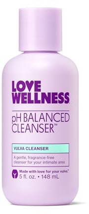 Love Wellness | pH Balanced Feminine Wash | Fragrance-Free | 5 Fl Oz