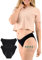 BeMee Nighttime Slip aus Bambus-Viskose, Menstruations-Slip, Schlüpfer, Nachtwäsche, waschbare Perioden-Unterwäsche Starke Blutung, schwarz, Größe M, Doppelpack