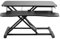 Vivo DESK-V026KB Höhenverstellbarer Schreibtischaufsatz, Sitz-Steh-Arbeitsplatz für zwei Monitore und Laptop, mit Tastaturablage, Schwarz, 66 cm