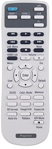 1650251 2181830 Remote Control Replace fit for Epson Projector 2040 2045 165025100 218183000 EH-TW5210 EH-TW5300 EH-TW5350 CH-TW5300 CH-TW5350 CH-TW5210 EB-965H EH-TW5400 EH-TW5600 EH-TW5650 EH-W5400