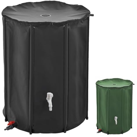 Linxor - Réservoir souple, récupérateur d'eau de pluie pliable - 500 L - 2 Coloris