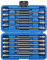 EMENTOL 18PCS 3/8 Drive Long Ball-End Hex Bit Socket Set, CR-V, S2 Steel, SAE/Metric, Extra Long Allen Bit Socket Set, 1/8 Inch - 3/8 Inch, 3mm - 10mm