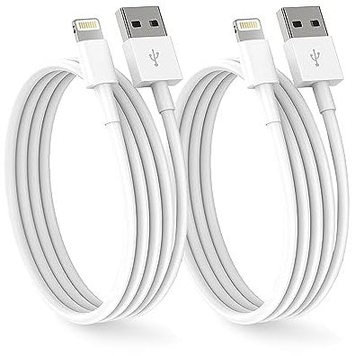 DAZHWA iPhone Charger Cord Lightning Cable (Apple MFi Certified) 3ft 2 Pack Fast Charging Long Apple 13 Pro 12 11 SE Max XS XR X, iPad Mini Air, iPod, AirPod
