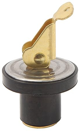 Messing-Ablassstopfen, Hohe Härte, Robuster Kompressions-Ablassstopfen für Marine, 3/4 Zoll, Durchmesser 18,8 mm