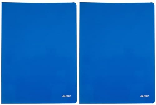Leitz 45641030 Solid Sichtbuch PP A4, 20 Hüllen, hellblau, 1 Stück (Packung mit 2)