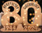 Giftota - 2024 Originelle 80 Geburtstag Geschenk Frauen & Männer - Geldgeschenke Geburtstag 80 mit LED Lichterkette Ständer - Holz-Schild Gästebuch - 80 Geburtstag Deko - Personalisierbares Geschenk