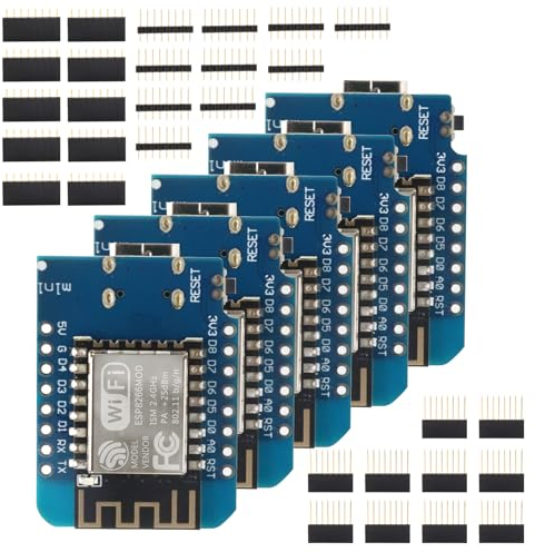Binghe 5 Stücke ESP Nodemcu Board, ESP Entwicklungsplatine ESP NodeMcu Lua WiFi basiert ESP Wireless Entwicklungsboard ESP(Typ-C Interface)