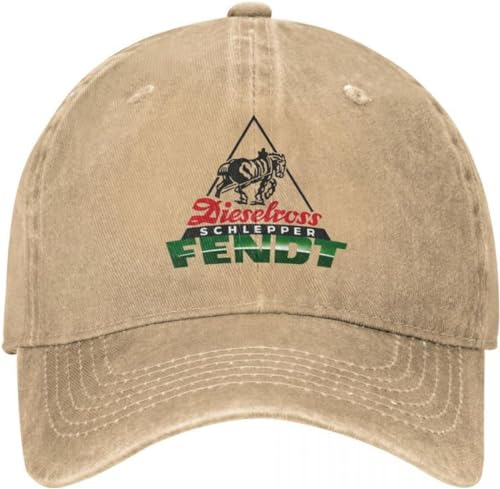 TeysHa Baseballkappe Snapback Sonnenhut modisch deutsche Traktoren Fendt Baseballkappe Herren und Damen Gewaschene Kopfbedeckung PS-Haulers Outdoor-Workouts Mütze Geschenk