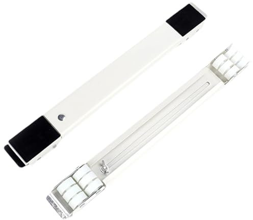 Zuasdvnk Wheels for Washer And Dryer,Refrigerator Movers Sliders - Furniture Roller, Refrigerator Sliders, Appliance Rollers Flexible Stand, Base with Brake, Retractable